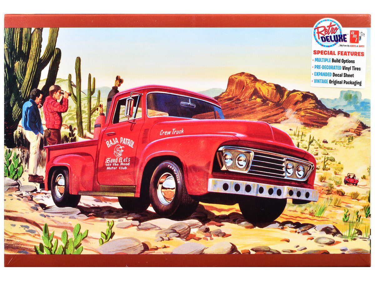 Skill 2 Model Kit 1953 Ford Pickup Truck "Baja Patrol" 1/25 Scale Model by AMT-3