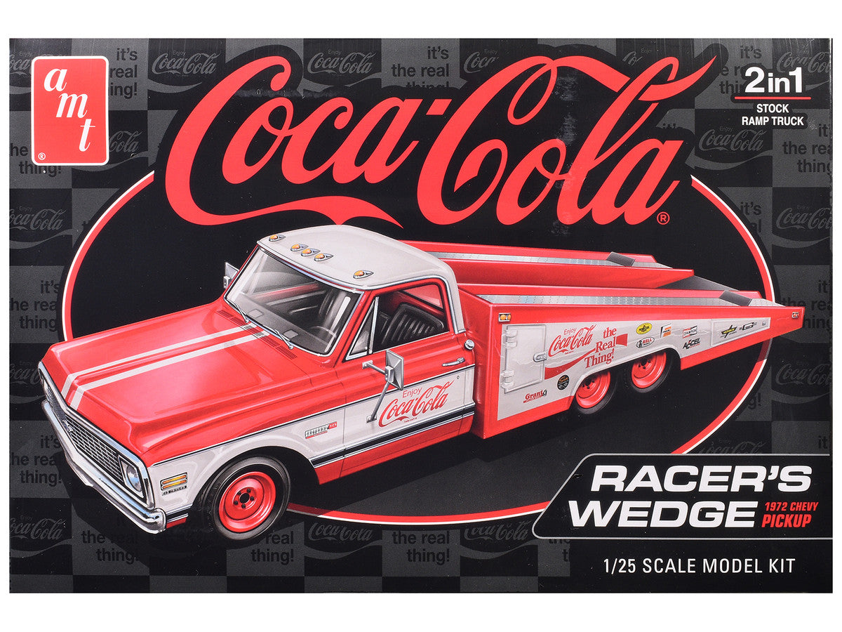 Skill 2 Model Kit 1972 Chevrolet Pickup Truck "Racer's Wedge" 2-in-1 Kit "Coca-Cola" 1/25 Scale Model by AMT-3