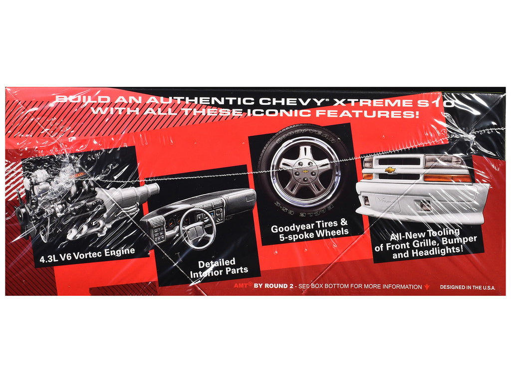 Skill 2 Model Kit 1999 Chevrolet S-10 Xtreme Pickup Truck 1/25 Scale Model by AMT-1
