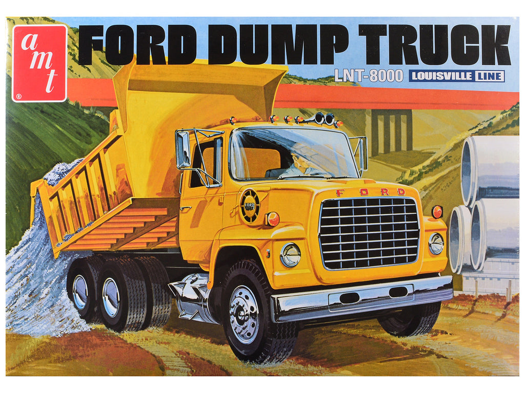 Skill 3 Model Kit Ford LNT-8000 Louisville Line Dump Truck 1/25 Scale Model by AMT-3