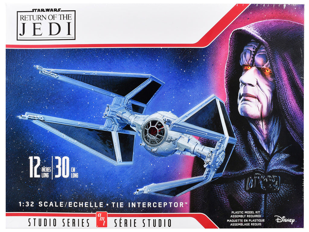 Skill 2 TIE Interceptor "Star Wars: Episode VI – Return of the Jedi" (1983) Movie 1/32 Scale Model by AMT-3