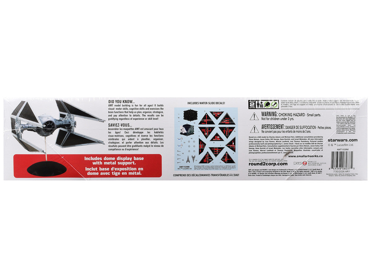Skill 2 TIE Interceptor "Star Wars: Episode VI – Return of the Jedi" (1983) Movie 1/32 Scale Model by AMT-0