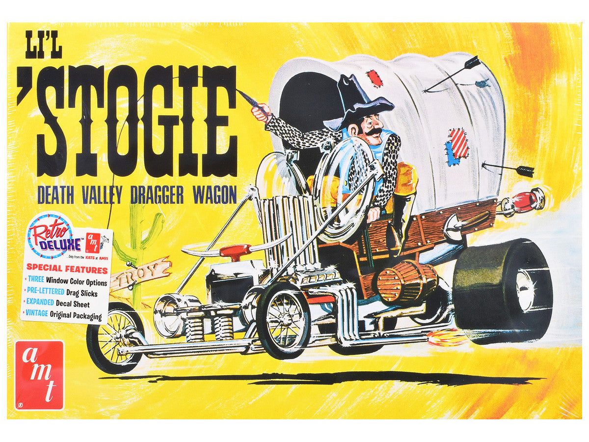 Skill 2 Model Kit Li'l Stogie Show Rod Death Valley Dragger Wagon 1/25 Scale Model by AMT-0