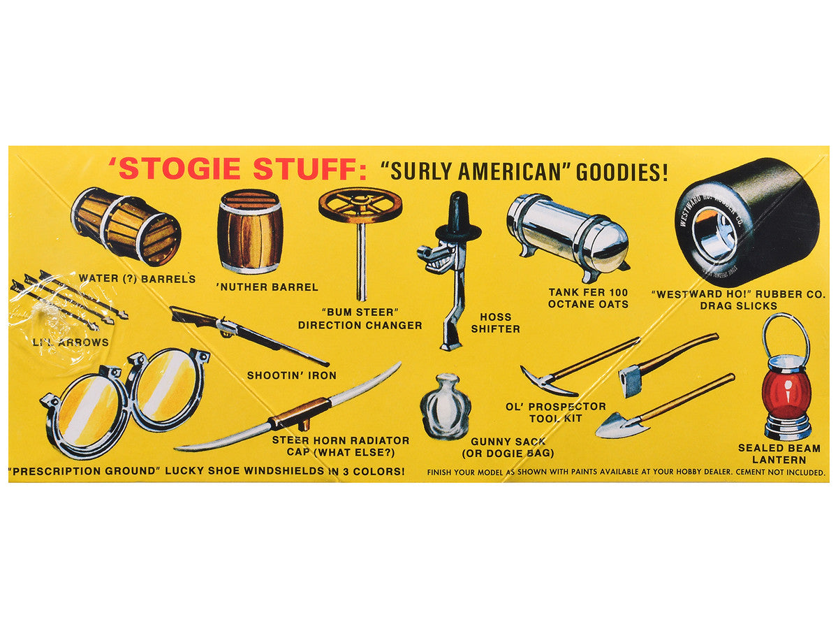 Skill 2 Model Kit Li'l Stogie Show Rod Death Valley Dragger Wagon 1/25 Scale Model by AMT-1