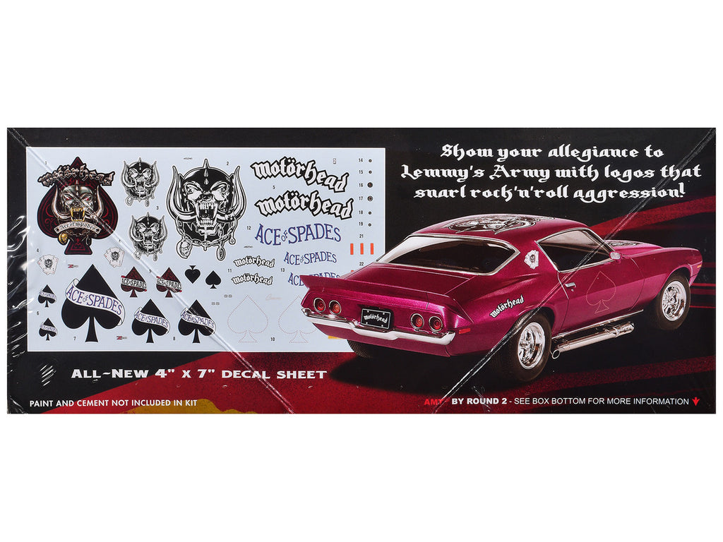 Skill 2 Model Kit 1970 1/2 Chevrolet Camaro "Motorhead" 1/25 Scale Model by AMT-1