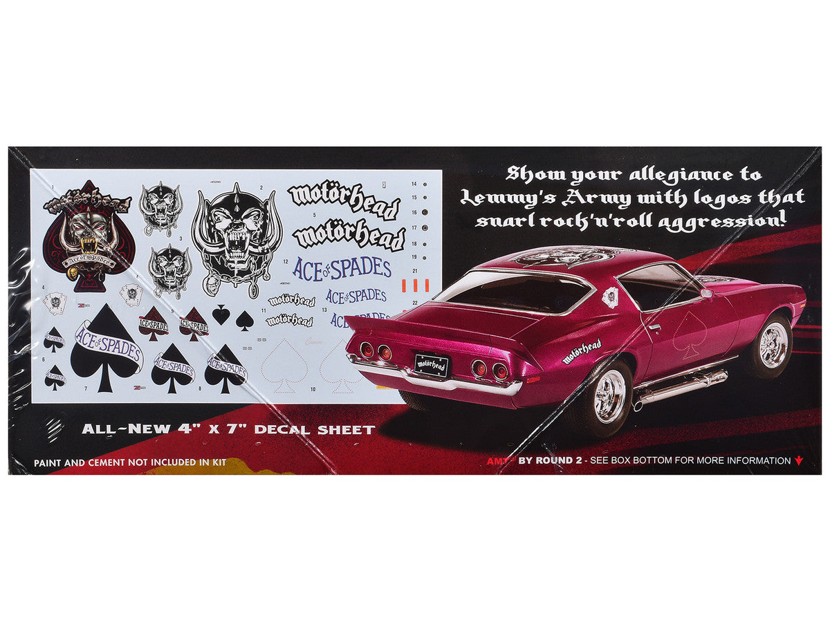 Skill 2 Model Kit 1970 1/2 Chevrolet Camaro "Motorhead" 1/25 Scale Model by AMT-1