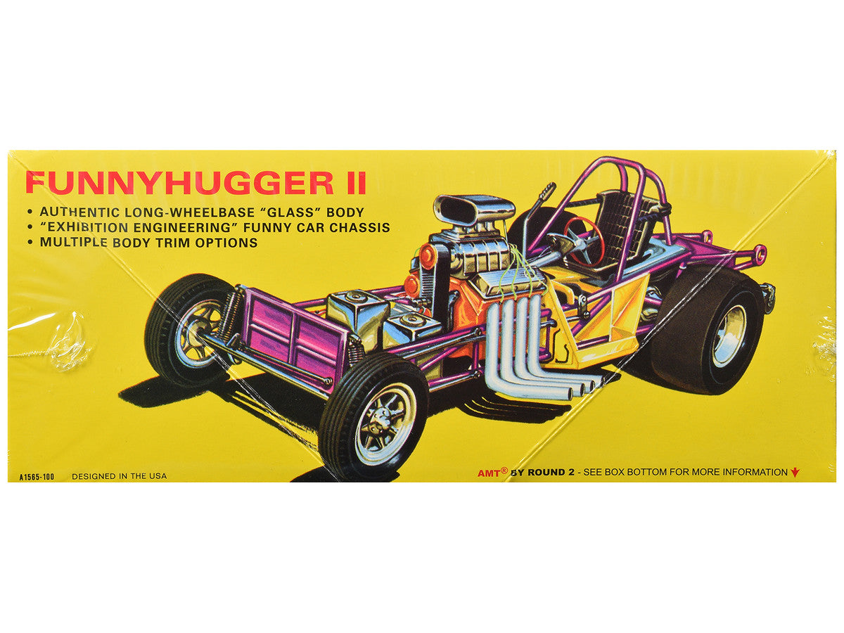 Skill 2 Model Kit of Chevrolet Camaro Funny Car "Funny Hugger II" 1/25 Scale Model by AMT-2
