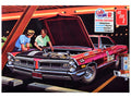 Skill 2 Model Kit of 1965 Pontiac Grand Prix Show 'N' Go 1/25 Scale Model by AMT-0