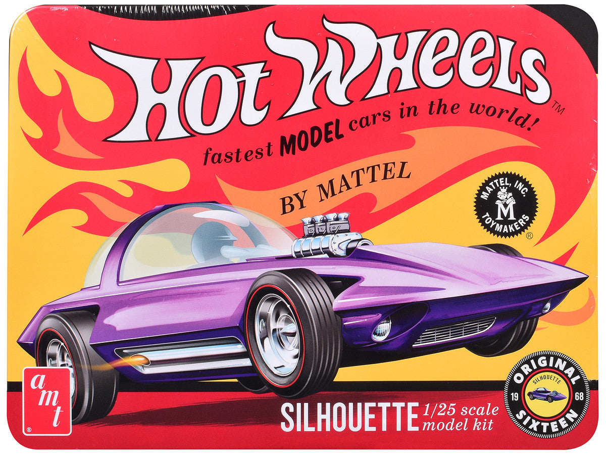 Skill 2 Model Kit Hot Wheels Silhouette with Collector Tin 1/25 Scale Model by AMT-3