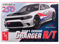 Skill 2 Model Kit 2021 Dodge Charger R/T "America 250" 1/25 Scale Model by AMT-0