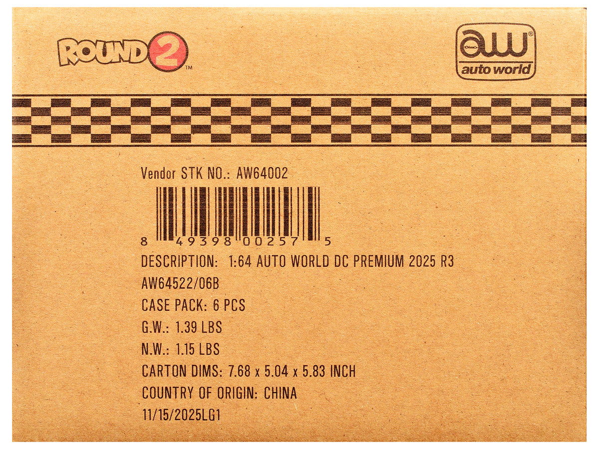 Auto World Premium 2025 Release 3 Set B of 6 pieces 1/64 Diecast Model Cars by Auto World-2