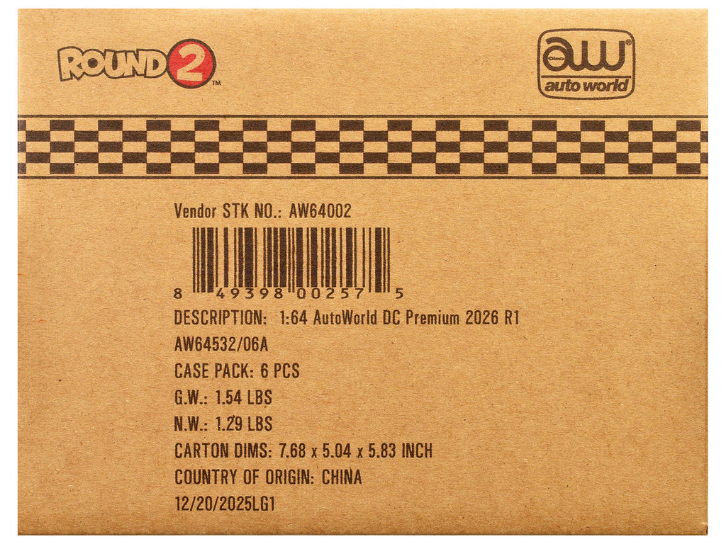 Auto World Premium 2026 Release 1 Set A of 6 pieces 1/64 Diecast Model Cars by Auto World-2