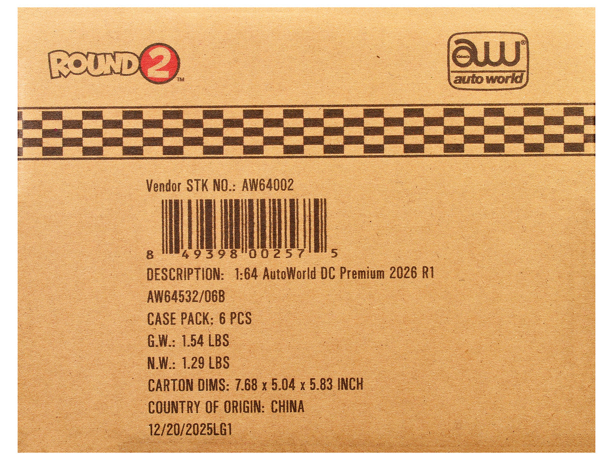 Auto World Premium 2026 Release 1 Set B of 6 pieces 1/64 Diecast Model Cars by Auto World-2