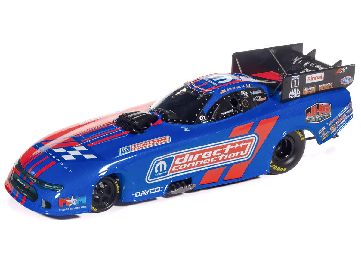 Dodge Charger NHRA Funny Car Matt Hagan "MOPAR Direct Connection" (2025) Limited Edition 1/24 Diecast Model Car by Auto World-0