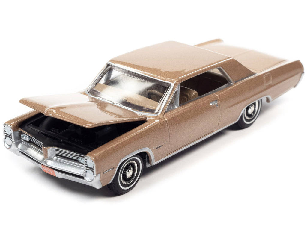1964 Pontiac Grand Prix Royal Bobcat Saddle Bronze Metallic "Vintage Muscle" Limited Edition 1/64 Diecast Model Car by Auto World-1