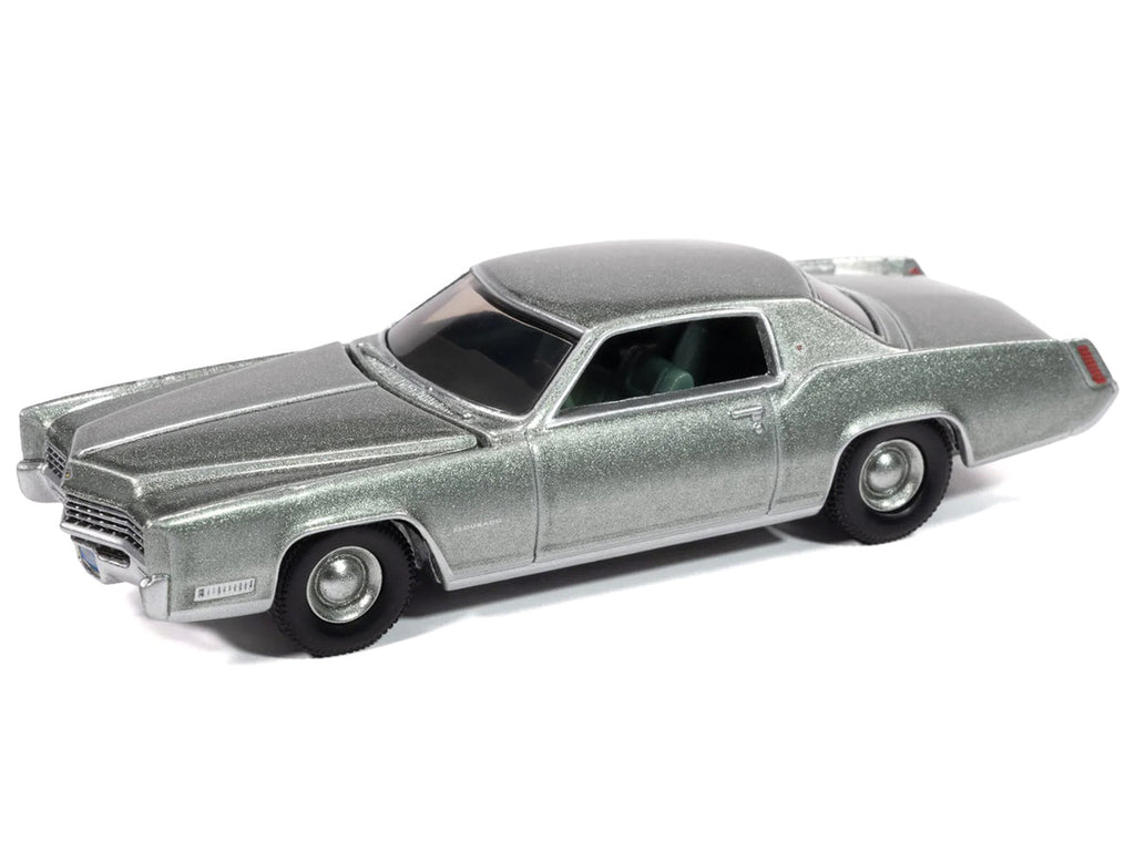 1967 Cadillac Eldorado Crystal Firemist Metallic with Green Interior "Luxury Cruisers" Series 1/64 Diecast Model Car by Auto World-0