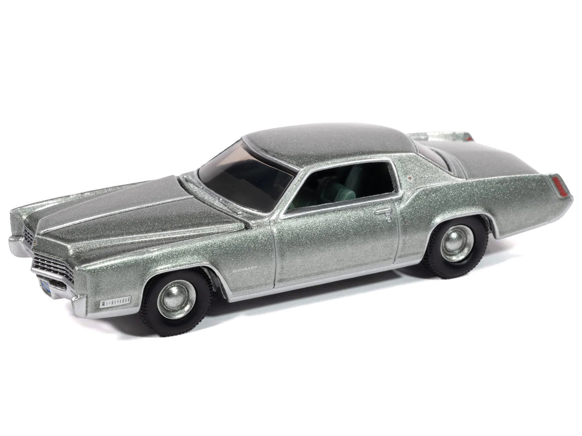 1967 Cadillac Eldorado Crystal Firemist Metallic with Green Interior "Luxury Cruisers" Series 1/64 Diecast Model Car by Auto World-0