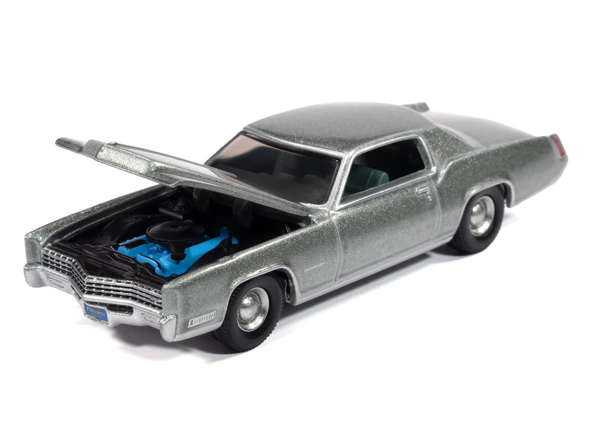 1967 Cadillac Eldorado Crystal Firemist Metallic with Green Interior "Luxury Cruisers" Series 1/64 Diecast Model Car by Auto World-1