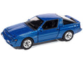 1988 Chrysler Conquest TSi Bright Blue Metallic "Modern Muscle" Series 1/64 Diecast Model Car by Auto World-0
