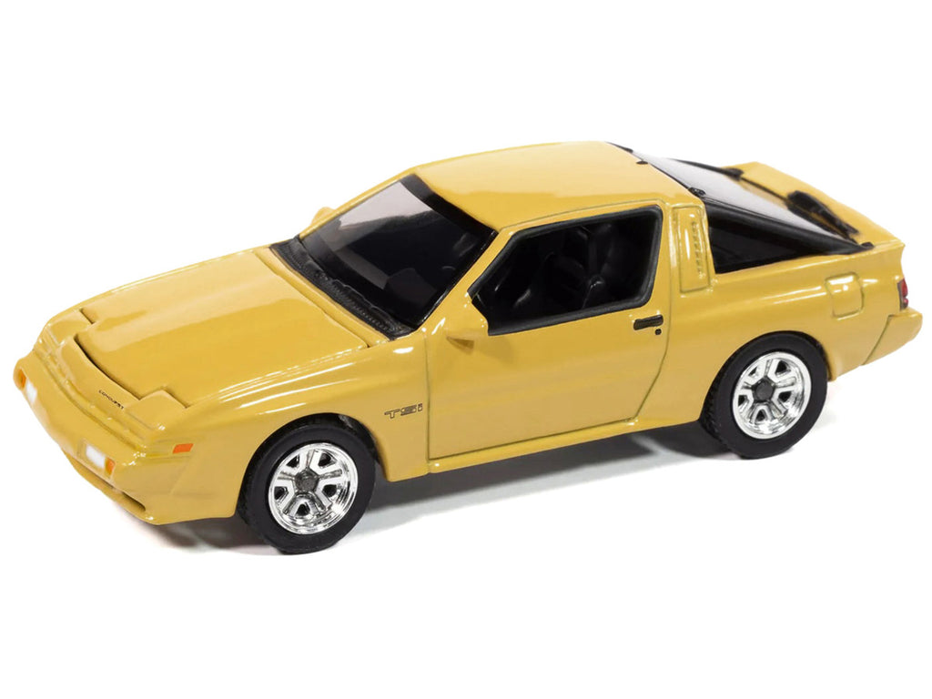 1988 Chrysler Conquest TSi San Marino Yellow "Modern Muscle" Series 1/64 Diecast Model Car by Auto World-0