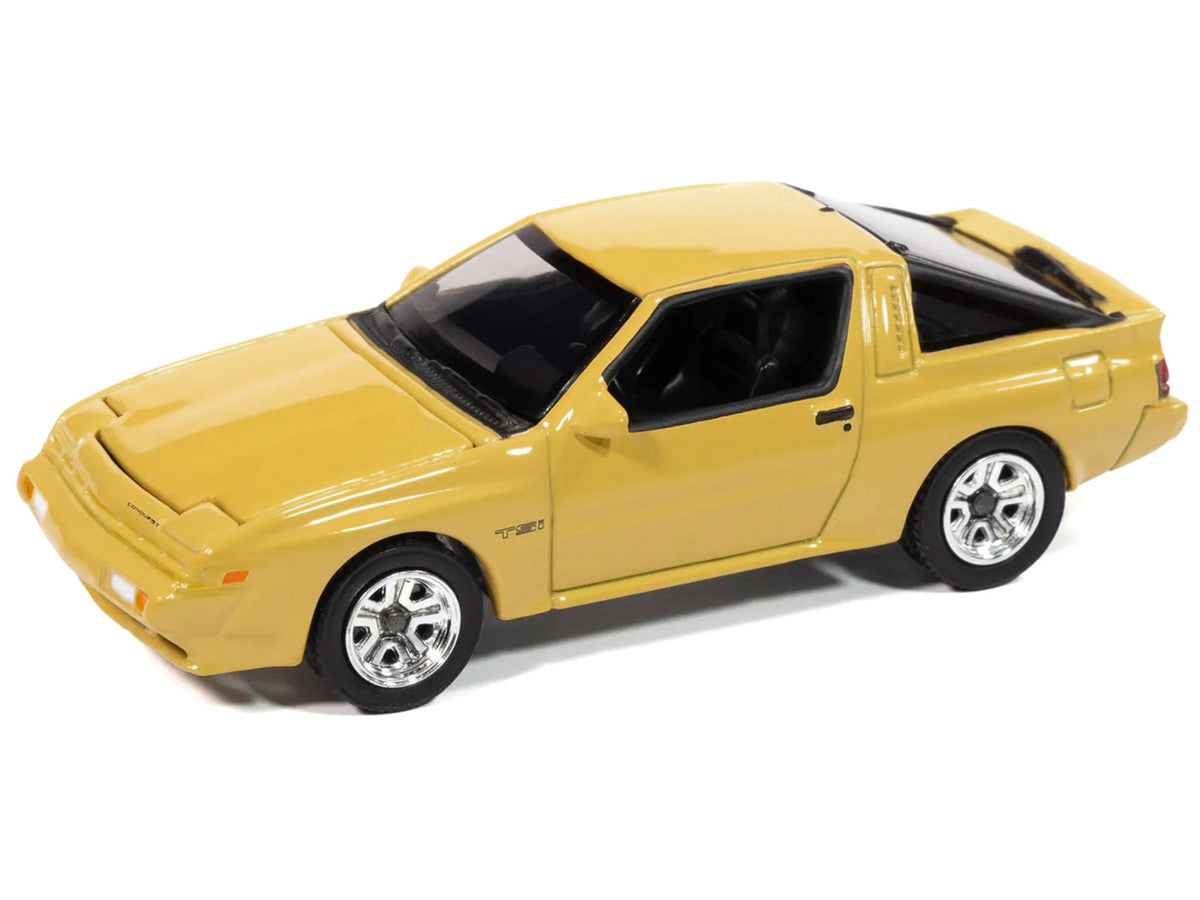 1988 Chrysler Conquest TSi San Marino Yellow "Modern Muscle" Series 1/64 Diecast Model Car by Auto World-0