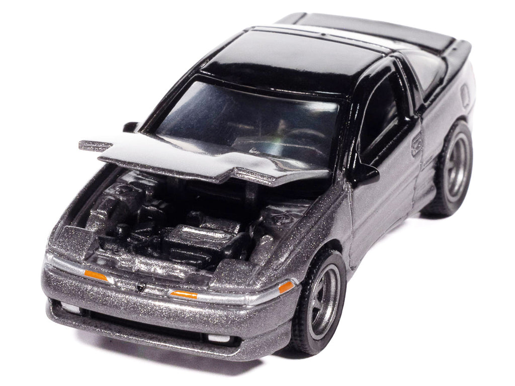 1991 Eagle Talon TSi Medium Quartz Metallic with Black Top "Modern Muscle" Series 1/64 Diecast Model Car by Auto World-1