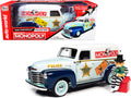 1948 Chevrolet Panel Police Van with Mr. Monopoly Figurine "Monopoly" 1/18 Diecast Model Car by Auto World-0