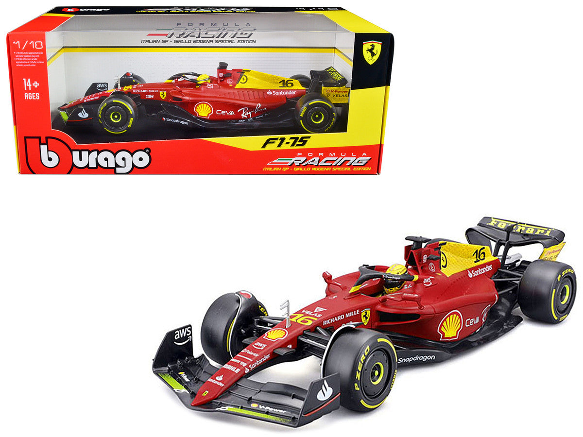 Ferrari F1-75 Charles Leclerc 1/18 Diecast Model Italian GP 2022-0