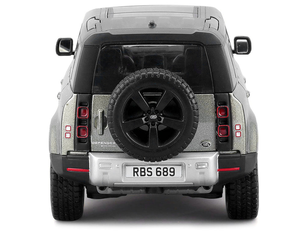 2022 Land Rover Defender 110 Green Metallic Diecast Model Car 1/24-3