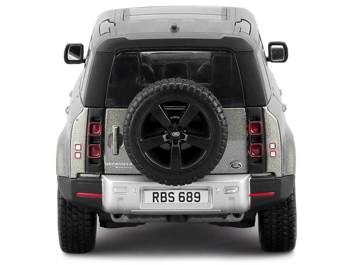 2022 Land Rover Defender 110 Green Metallic Diecast Model Car 1/24-3