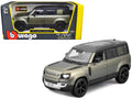 2022 Land Rover Defender 110 Green Metallic Diecast Model Car 1/24-0