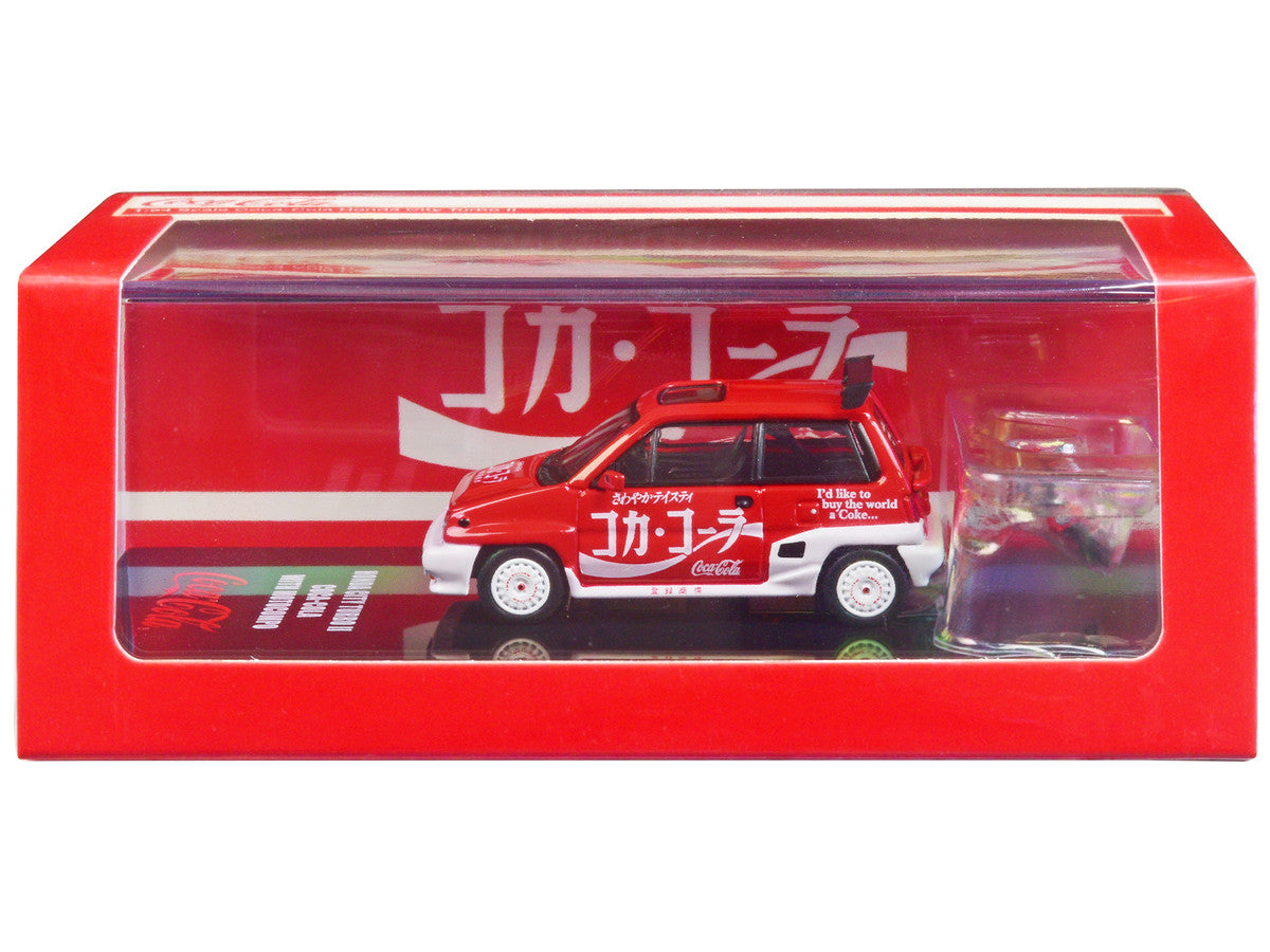 Honda City Turbo II RHD Coca-Cola Diecast Model 1/64 by Inno Models-0