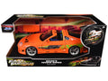 Brian's Toyota Supra Orange with Graphics "Fast & Furious 25th Anniversary" Series 1/24 Diecast Model Car by Jada-0