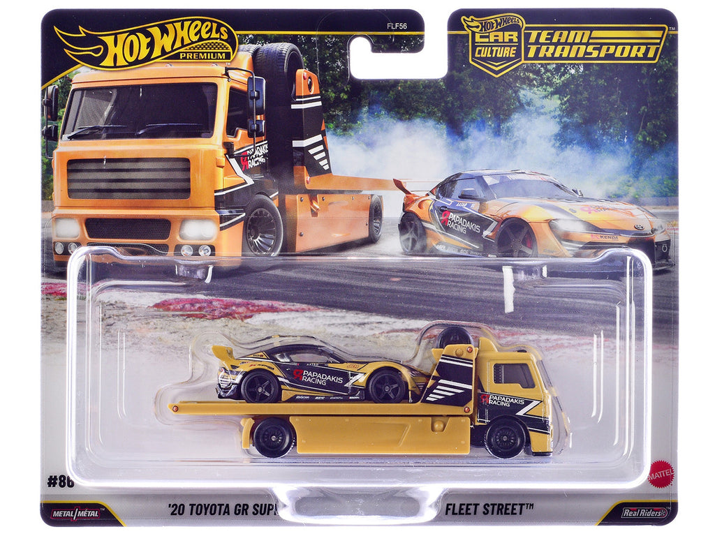 "Team Transport" 3 piece Set J 2025 "Car Culture" Series Diecast Model Cars by Hot Wheels-2