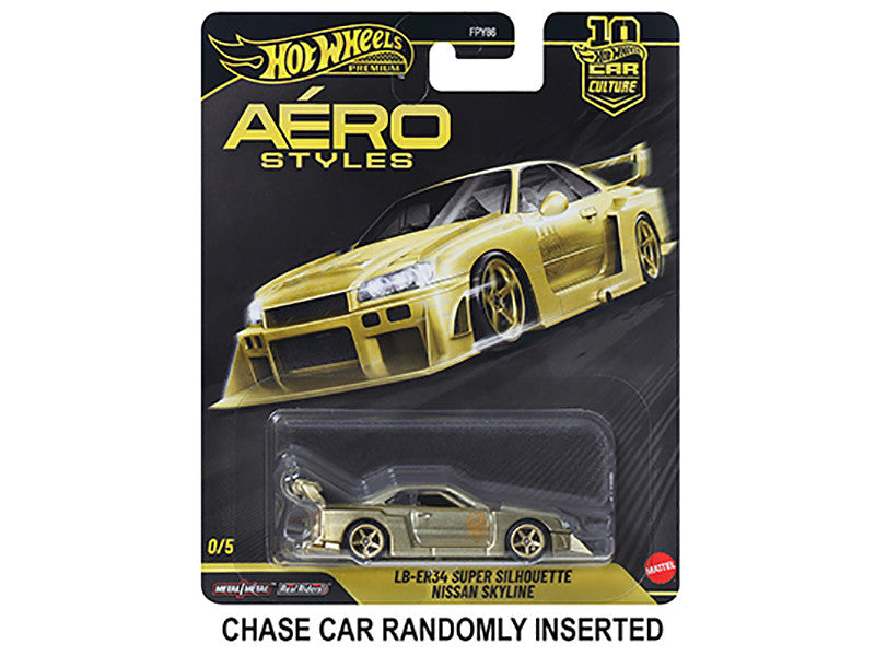 "Aero Styles" 5 piece Set "Car Culture 10th Anniversary" 2026 Series U Diecast Model Cars by Hot Wheels-0