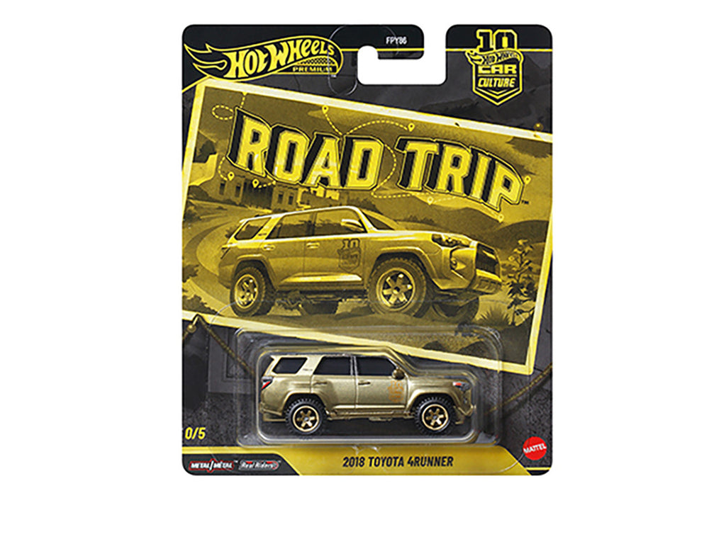"Road Trip" 5 piece Set "Car Culture 10th Anniversary" Series V Diecast Model Cars by Hot Wheels-0