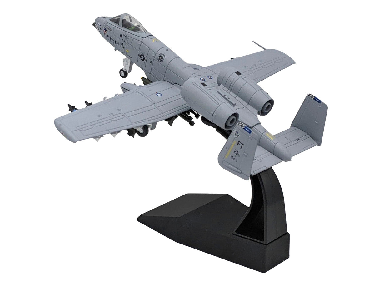 Republic A-10C Thunderbolt II Attack Aircraft "Flying Tigers 23rd Fighter Group 23rd Wing" (2003) United States Air Force 1/100 Diecast Model Airplane-1