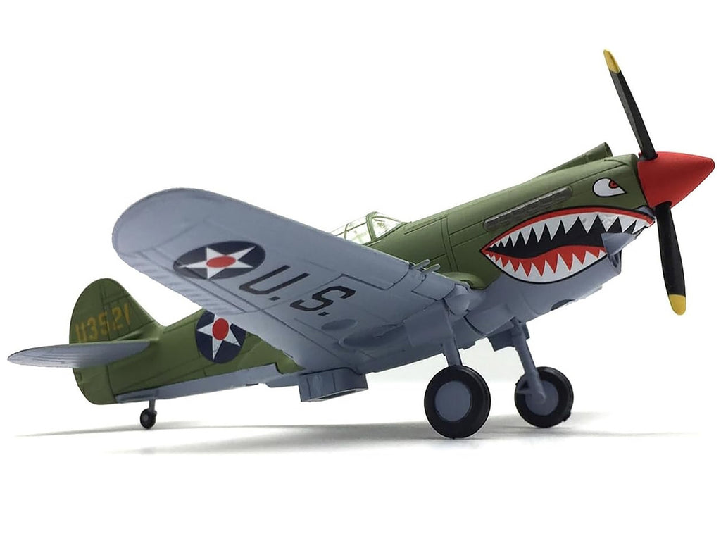 Curtiss P-40E Warhawk Fighter Aircraft "China-Burma-India Theater" (1942) United States Army Air Forces 1/72 Diecast Model Airplane-4