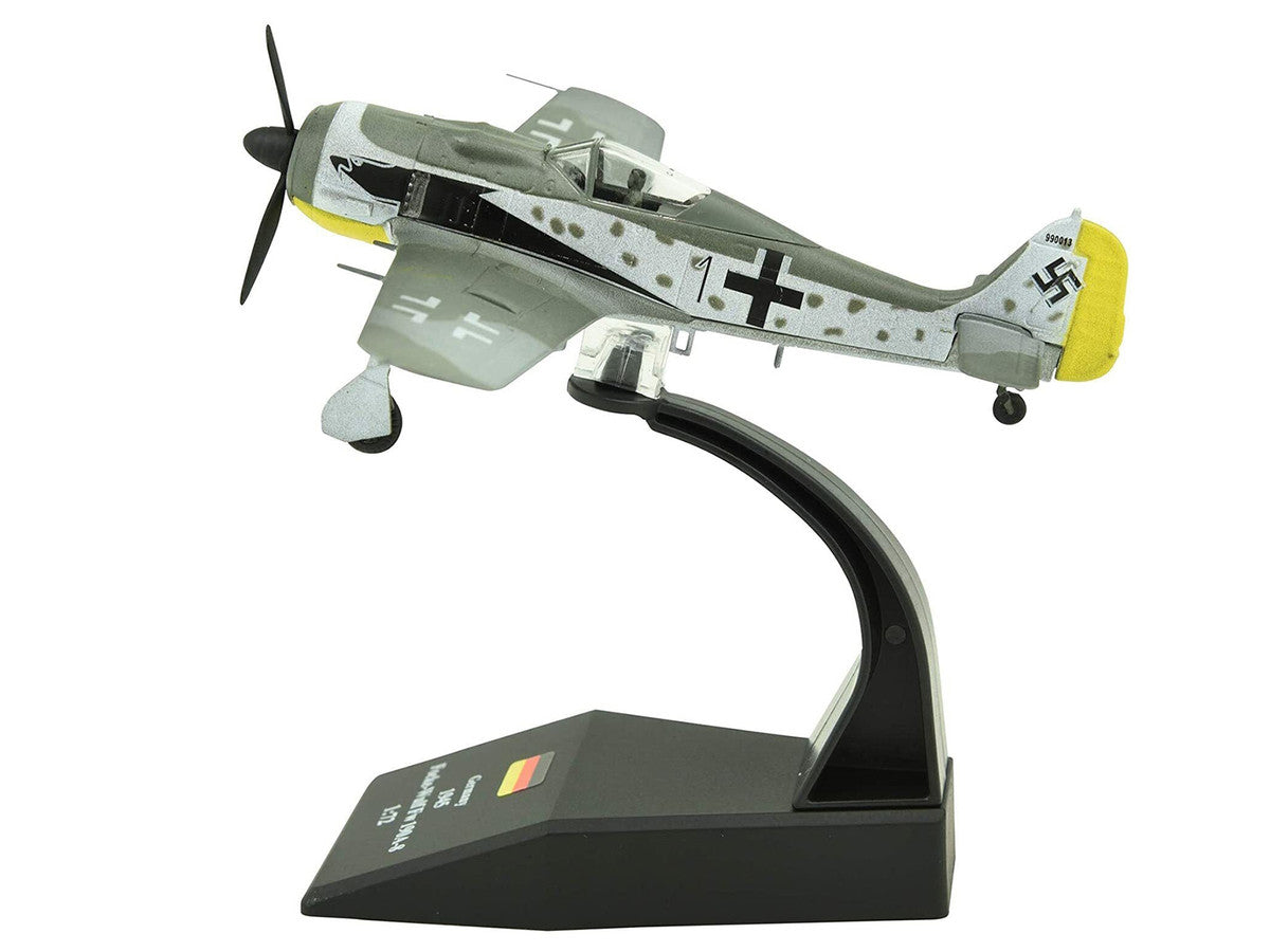 Focke-Wulf Fw 190A-8 Fighter Aircraft "98-Victory Ace Staffelkapitaen Horst Hannig I./JG 2 Triqueville France" (1943) German Luftwaffe 1/72 Diecast Model Airplane-1