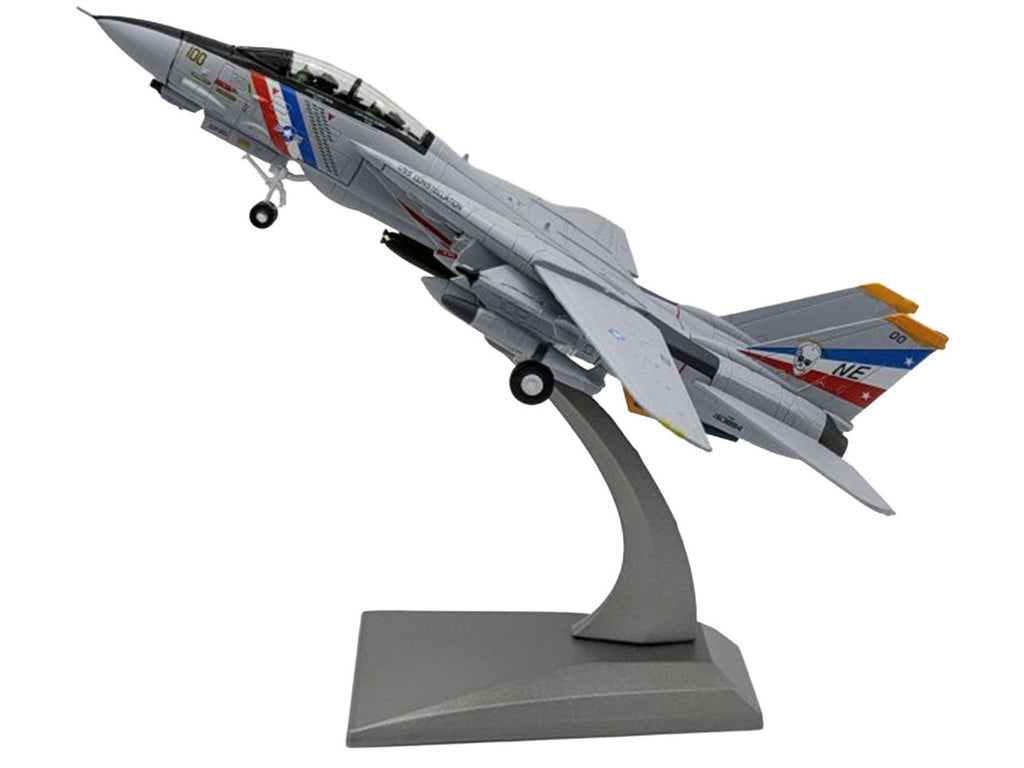 Grumman F-14D Tomcat Aircraft "VF-2 Bounty Hunters USS Constellation" (1990s) United States Navy 1/100 Diecast Model Airplane-1