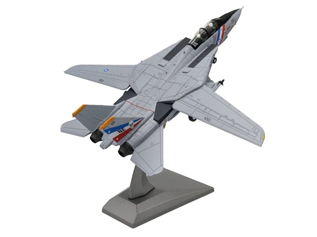 Grumman F-14D Tomcat Aircraft "VF-2 Bounty Hunters USS Constellation" (1990s) United States Navy 1/100 Diecast Model Airplane-2