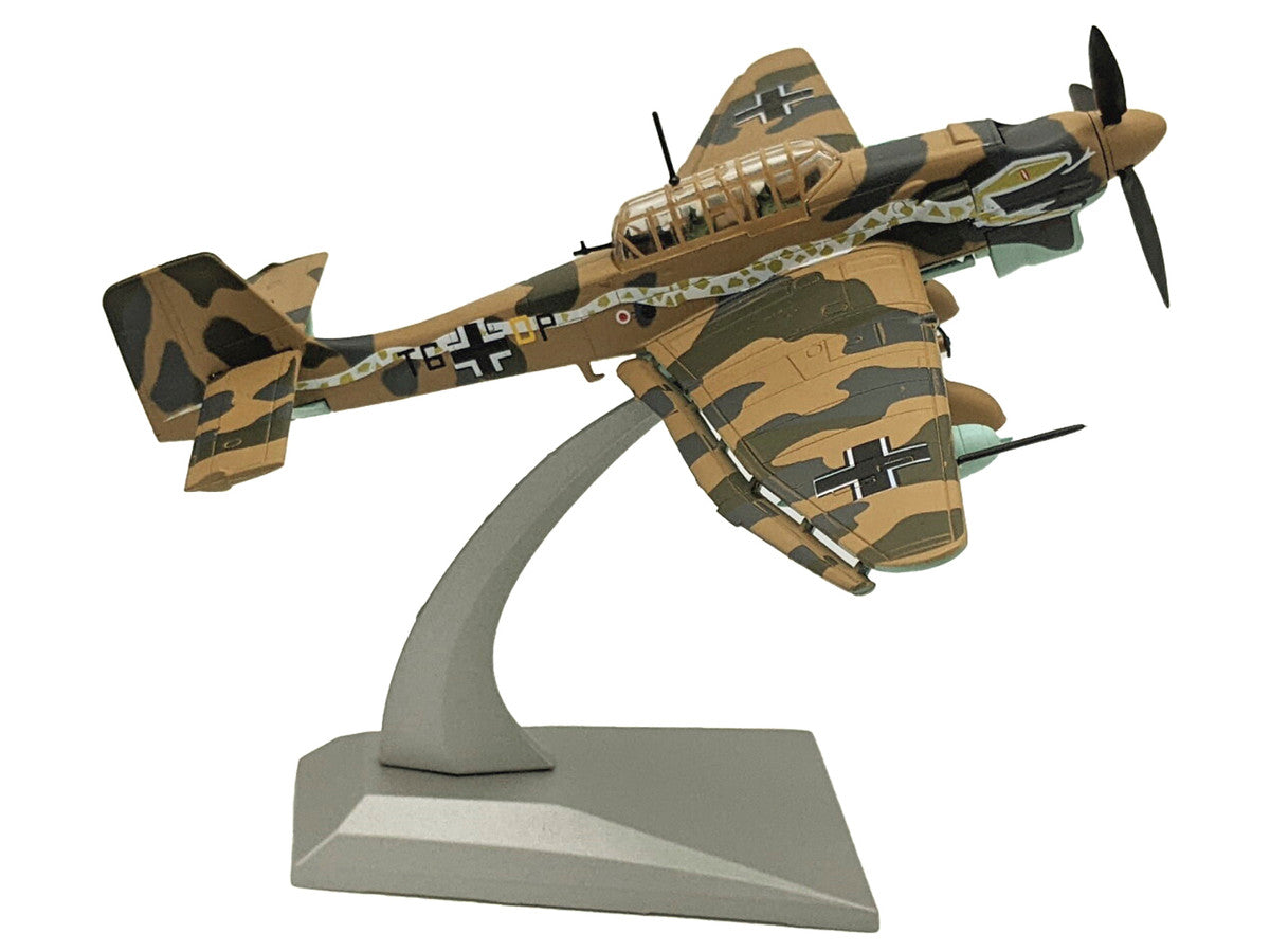 Junkers Ju 87R Trop Stuka Bomber Aircraft "Immelmann 6./StG 2 Libya" (1941) German Luftwaffe 1/72 Diecast Model Airplane-2
