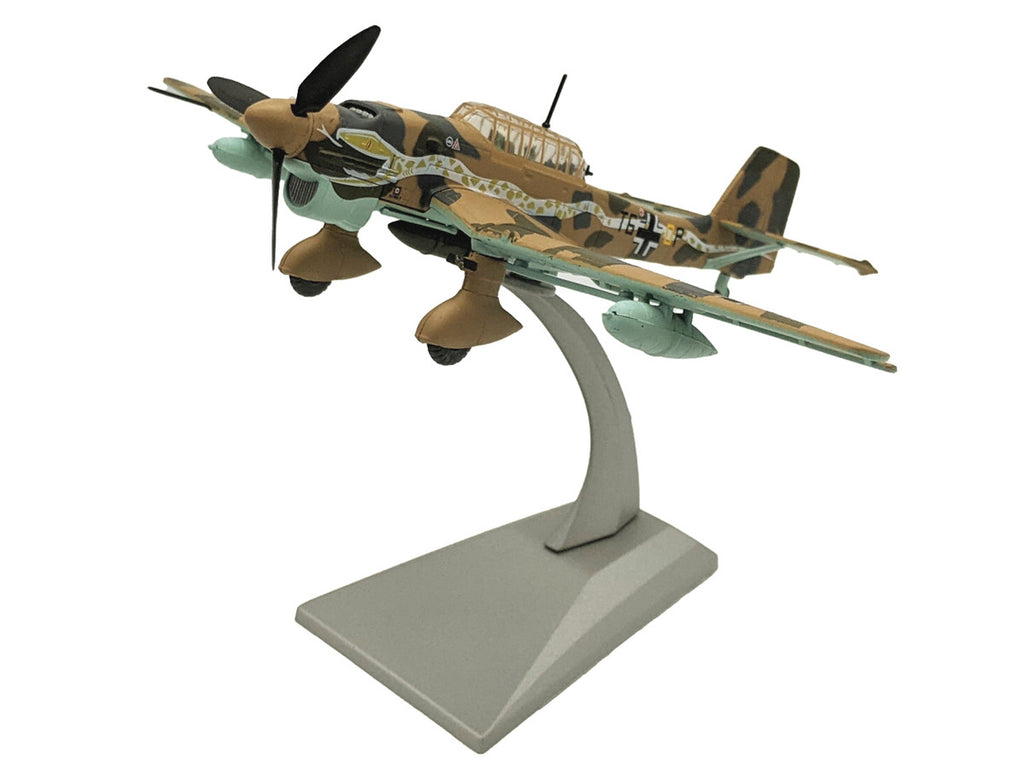 Junkers Ju 87R Trop Stuka Bomber Aircraft "Immelmann 6./StG 2 Libya" (1941) German Luftwaffe 1/72 Diecast Model Airplane-3