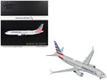 Boeing 737 MAX 8 Commercial Aircraft "American Airlines" (N326RP) Gray with Striped Tail "Gemini 200" Series 1/200 Diecast Model by GeminiJets-0