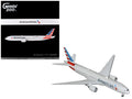 Boeing 777-200ER Commercial Aircraft "American Airlines" (N788AN) Silver with Striped Tail "Gemini 200" 1/200 Diecast Model Airplane by GeminiJets-0