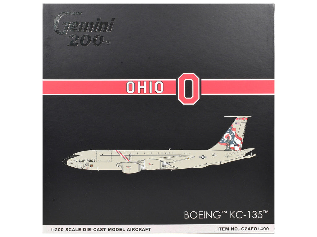 Boeing KC-135 Stratotanker Tanker Aircraft "63-8013 Ohio Air National Guard" United States Air Force "Gemini 200" Series 1/200 Diecast Model Airplane by GeminiJets-2