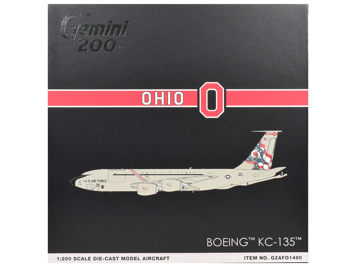 Boeing KC-135 Stratotanker Tanker Aircraft "63-8013 Ohio Air National Guard" United States Air Force "Gemini 200" Series 1/200 Diecast Model Airplane by GeminiJets-2