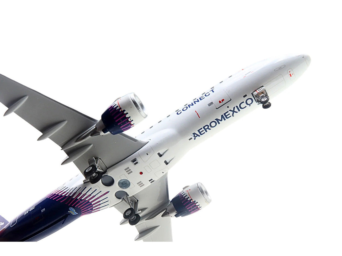 Embraer ERJ-190 Commercial Aircraft "Aeromexico Connect" (XA-IAC) White with Blue Tail "Gemini 200" Series 1/200 Diecast Model Airplane by GeminiJets-2