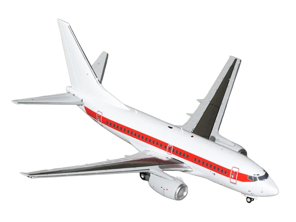 Boeing 737-600 Commercial Aircraft "EG&G - Janet Airlines" (N319BD) White with Red Stripes "Gemini 200" Series 1/200 Diecast Model Airplane by GeminiJets-1