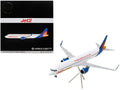 Airbus A321neo Commercial Aircraft "Jet2Holidays" (G-SUNB) White with Tail Graphics "Gemini 200" Series 1/200 Diecast Model Airplane by GeminiJets-0